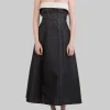 ABITO MIDI A BUSTIER CON MOTIVO FLOREALE