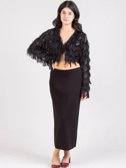 Bolero con frange