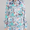 CAMICIA OVERSIZE A FANTASIA CON PATCH