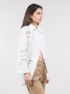 Camicia ricamata