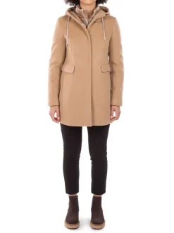 CAPPOTTO DOUBLE COAT CAMMELLO IN MISTO LANA E CACHEMIRE