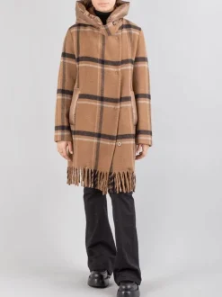 CAPPOTTO IN MISTO LANA CON INSERTI IN PIUMINO