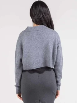 Cardigan con top