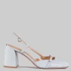 Décolleté slingback micro glitter