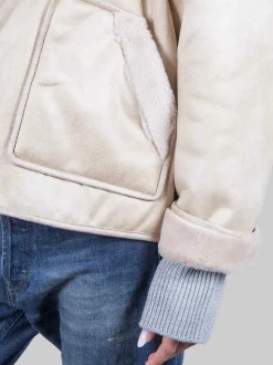 Giacca oversize in ecopelliccia