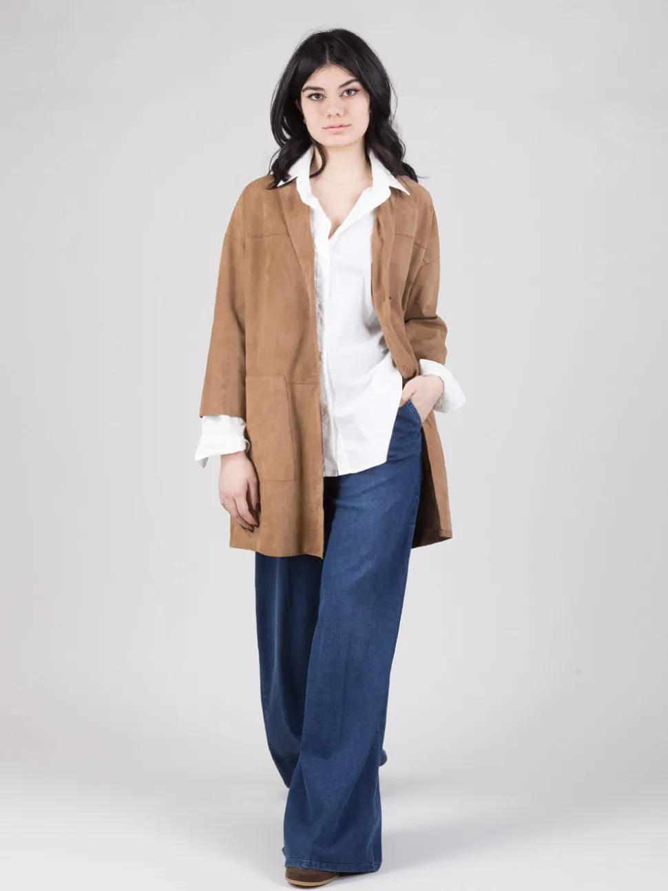 Giacca Virginia suede