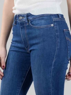 JEANS MANDIE SLIM FIT WIDE LEG CUT OUT