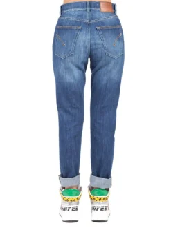 JEANS NINA IN DENIM ELASTICIZZATO A VITA ALTA