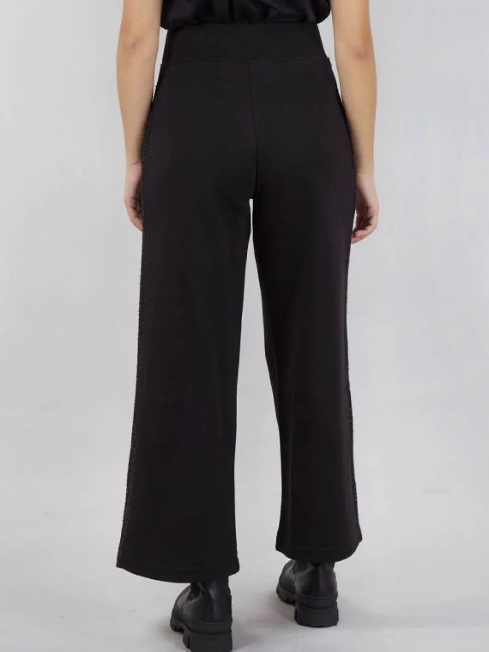 JOGGER CON INSERTO LATERALE IN BOUCLÉ