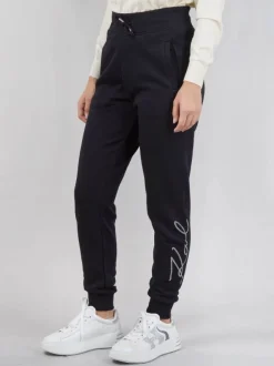 JOGGER IN COTONE CON LOGO KARL IN STRASS