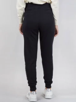 JOGGER IN COTONE CON LOGO KARL IN STRASS
