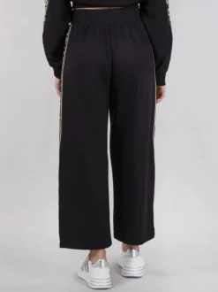 JOGGER IN COTONE CON NASTRO LOGATO