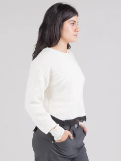 Maglia con pizzo