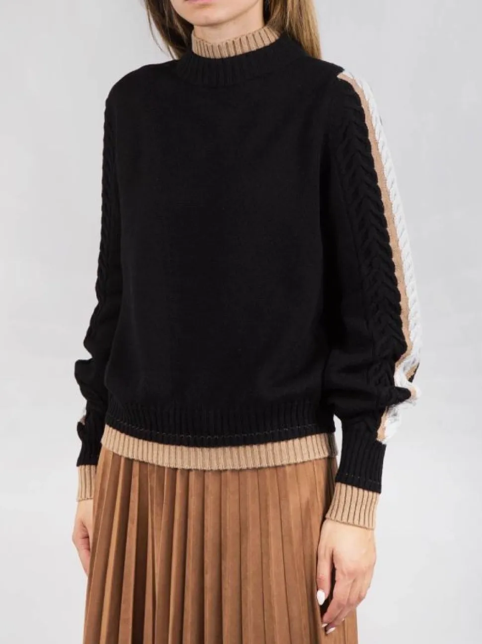 MAGLIA IN MISTO CASHMERE E SETA