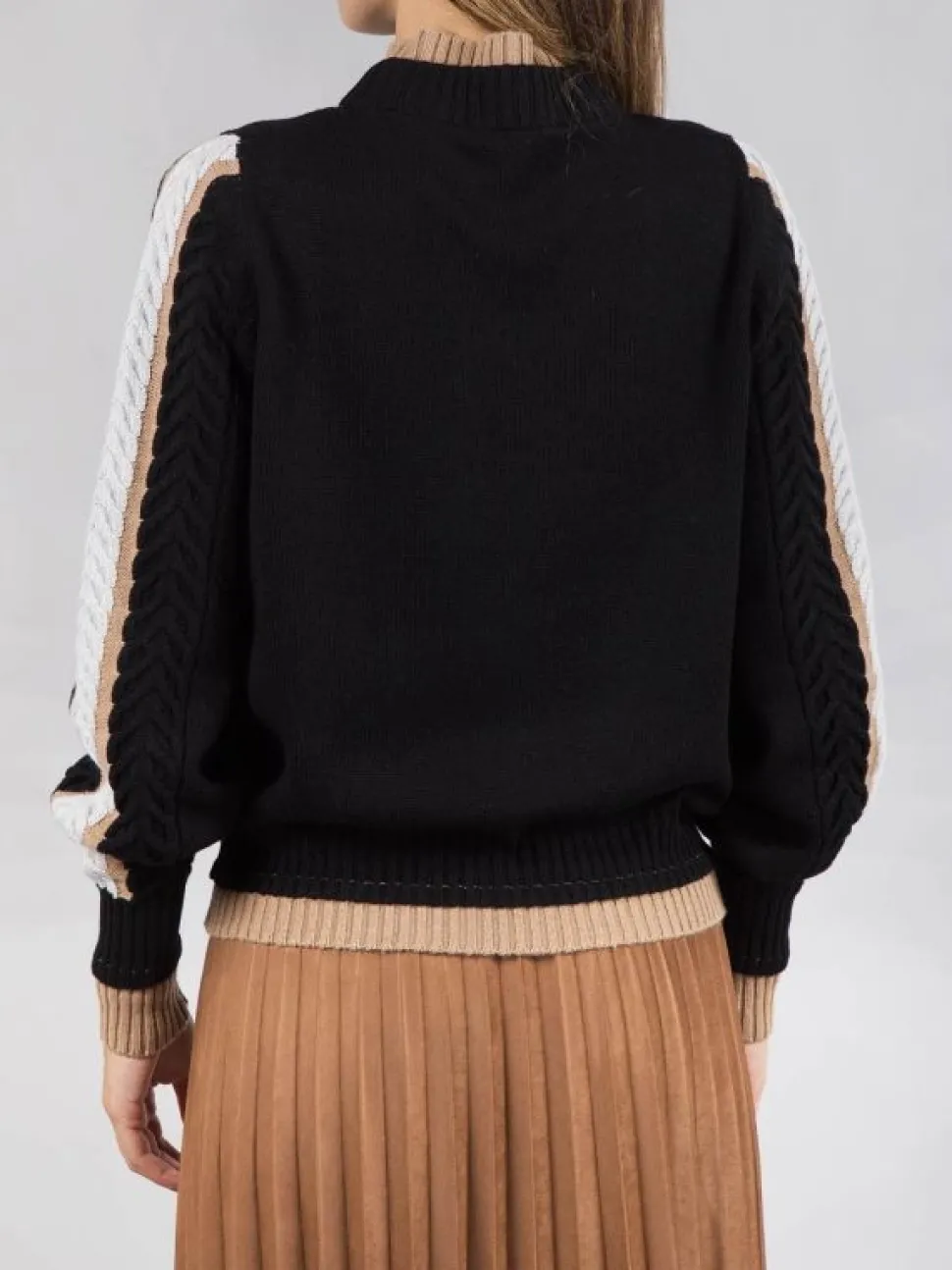 MAGLIA IN MISTO CASHMERE E SETA