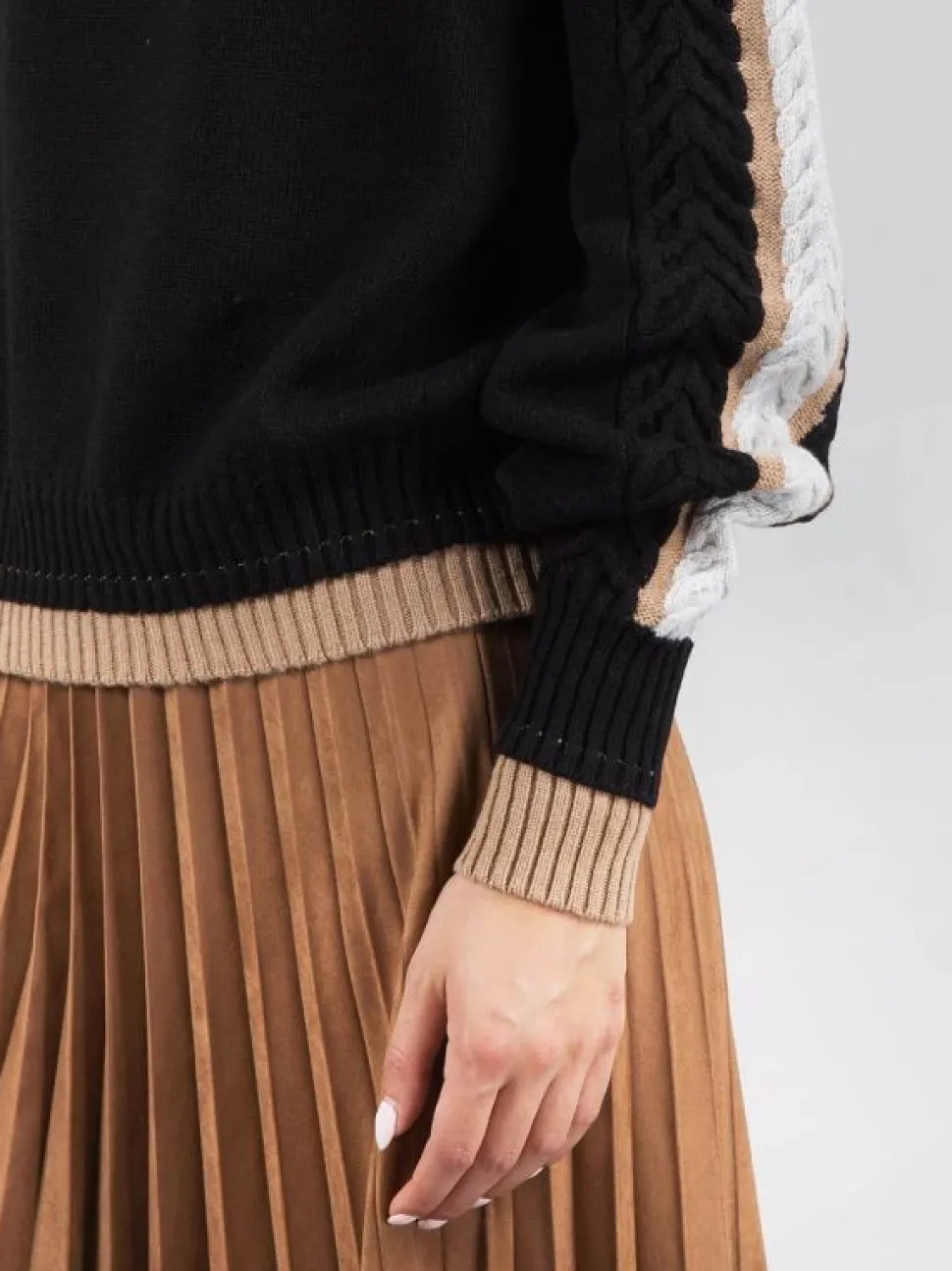 MAGLIA IN MISTO CASHMERE E SETA
