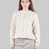 Maglione a trecce