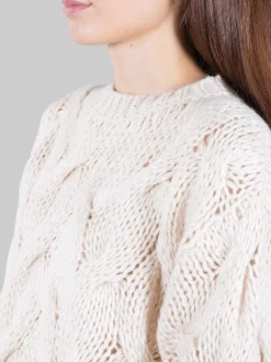 Maglione a trecce