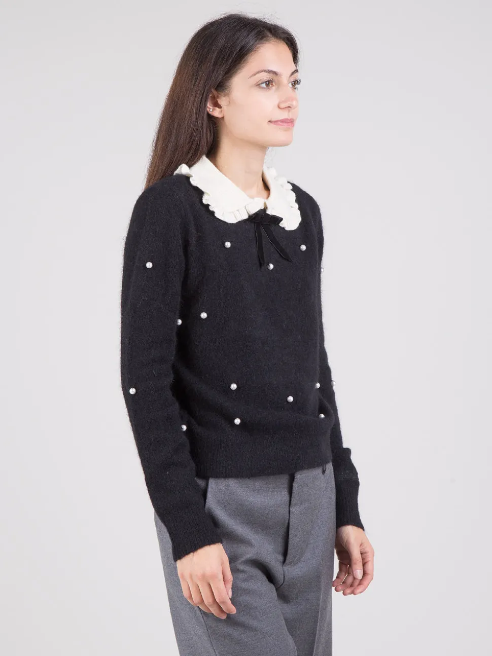Maglione con colletto