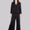 Pantaloni con fiori