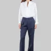 Pantaloni con risvolti