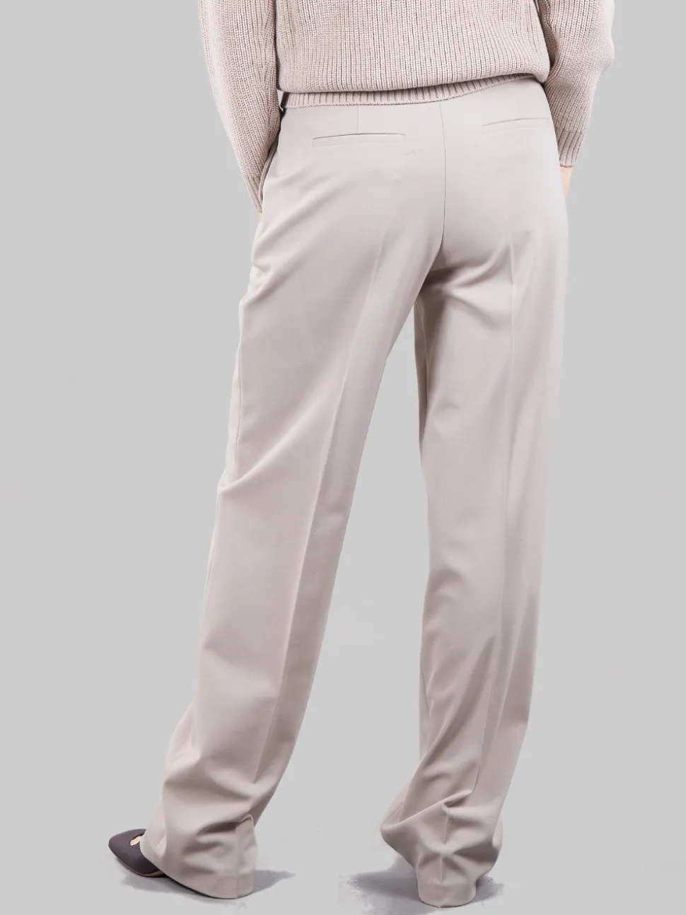 Pantaloni in misto lana