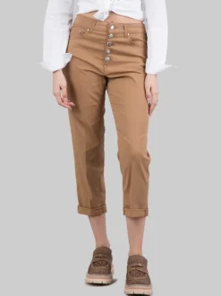 PANTALONI KOONS CON BOTTONI GIOIELLO