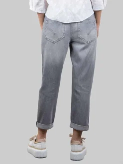 PANTALONI KOONS GRIGI LOOSE FIT CON STRASS ALL OVER