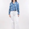 Pantaloni palazzo crop
