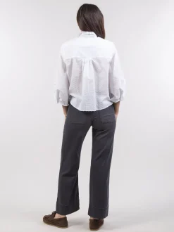 Pantaloni palazzo crop
