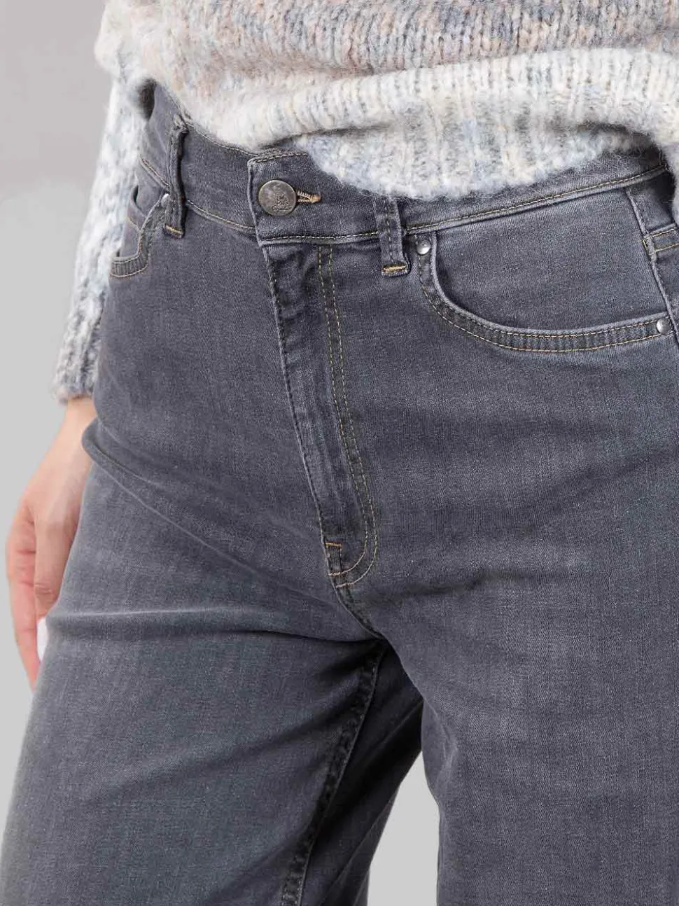 Pantaloni palazzo in denim