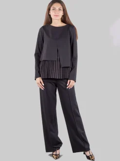 Pantaloni wide leg