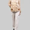 PIUMINO CORTO ARCHIVE BEIGE 3 GANCI