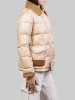 PIUMINO CORTO ARCHIVE BEIGE 3 GANCI