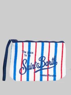 POCHETTE ALINE IN SPUGNA A FANTASIA RIGHE
