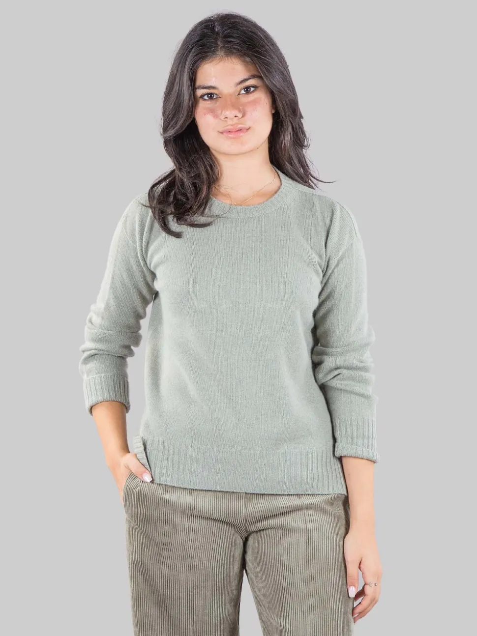 Pullover in cashmere e seta