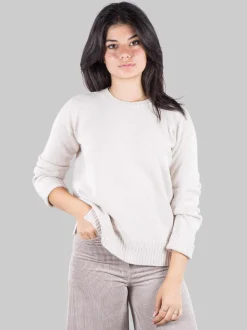 Pullover in cashmere e seta