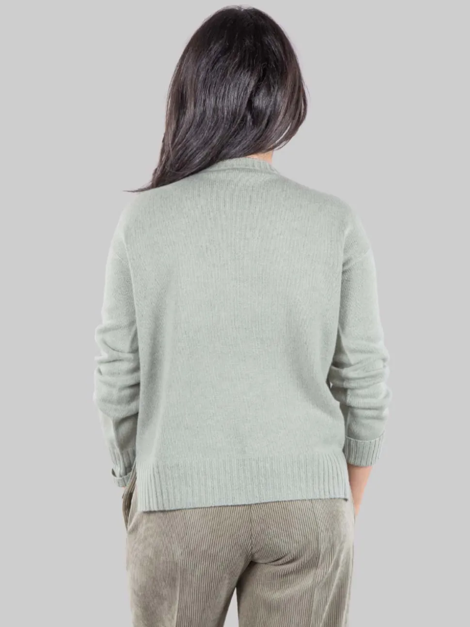 Pullover in cashmere e seta