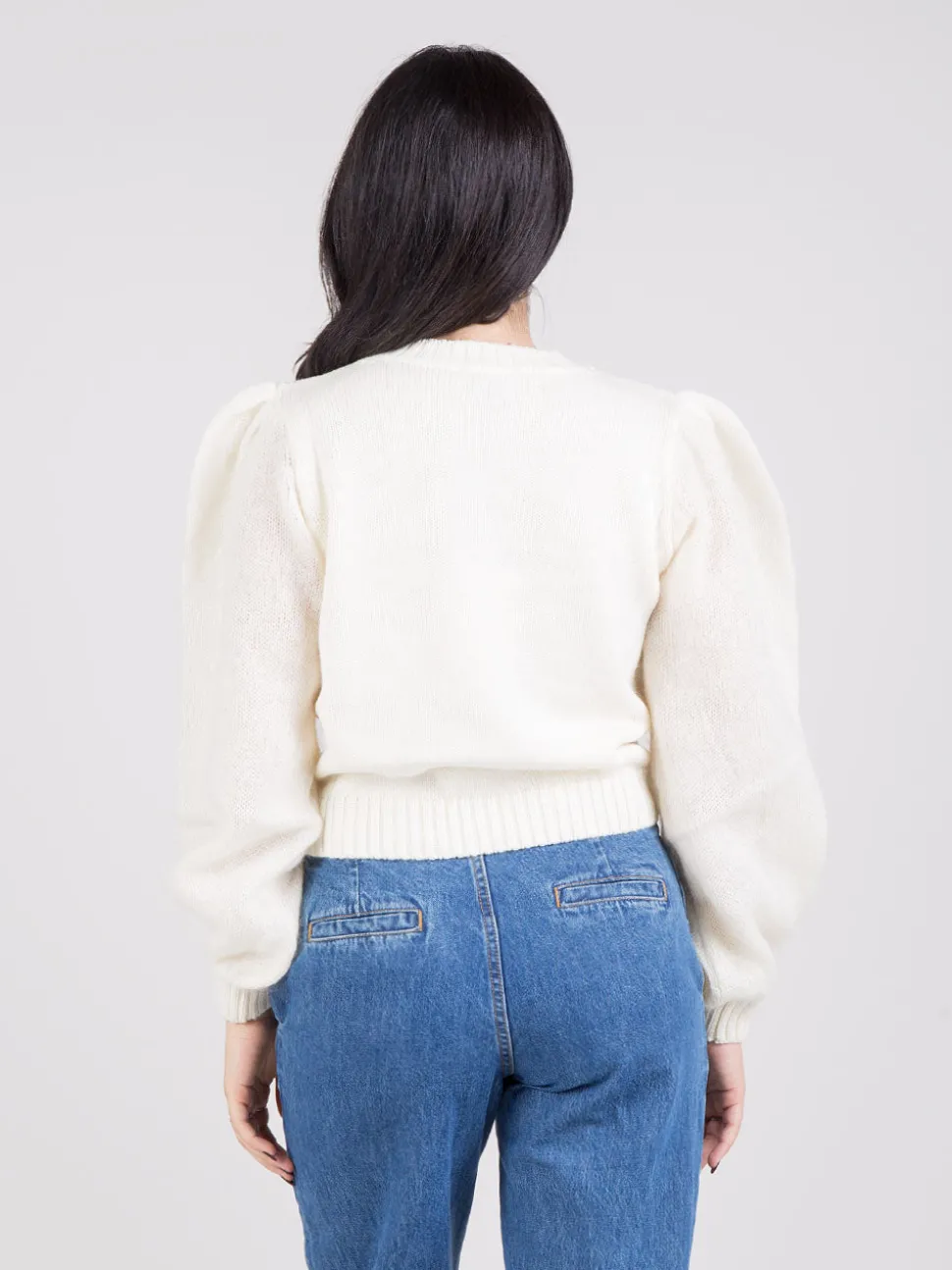 Pullover maniche a palloncino