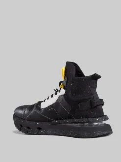 SNEAKER NIKHO NERE IN TESSUTO ELASTICIZZATO E PELLE