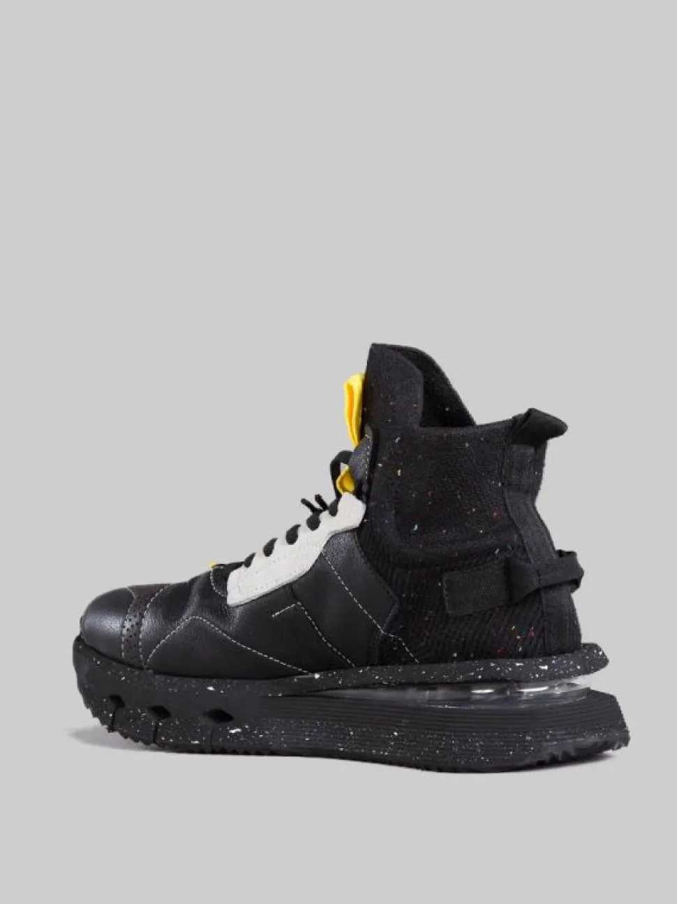 SNEAKER NIKHO NERE IN TESSUTO ELASTICIZZATO E PELLE