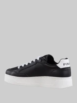 SNEAKERS BONDY IN PELLE NERE CON LOGO "LOVE BIRDS"