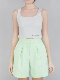 TOP IN COTONE A COSTINE