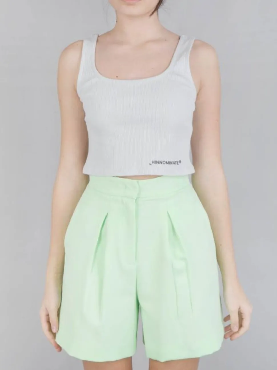 TOP IN COTONE A COSTINE