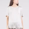 T-shirt in seta