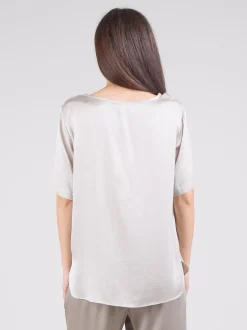 T-shirt in seta