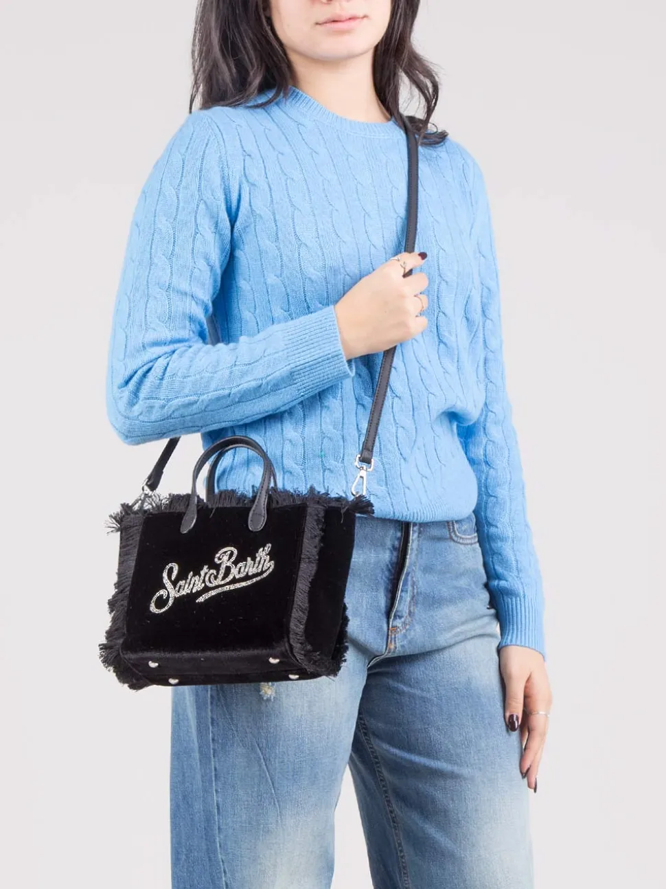 Vanity mini velvet strass