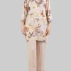 ABITO CAMICIA A FANTASIA DECORATO CON PERLINE,
