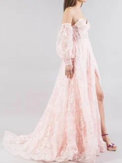 ABITO DA SERA IN TULLE RICAMATO