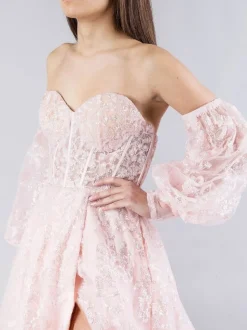 ABITO DA SERA IN TULLE RICAMATO